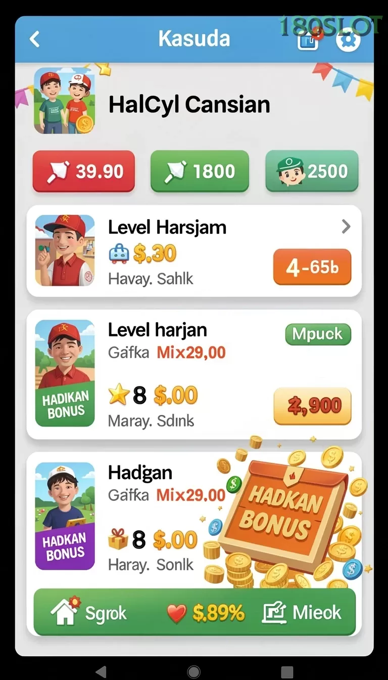 Cuplikan layar MYSLOT188 — aktivitas